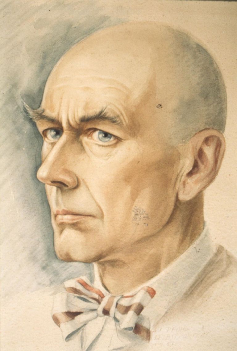 Alexander Pfohl: Selbstportrait, 1951